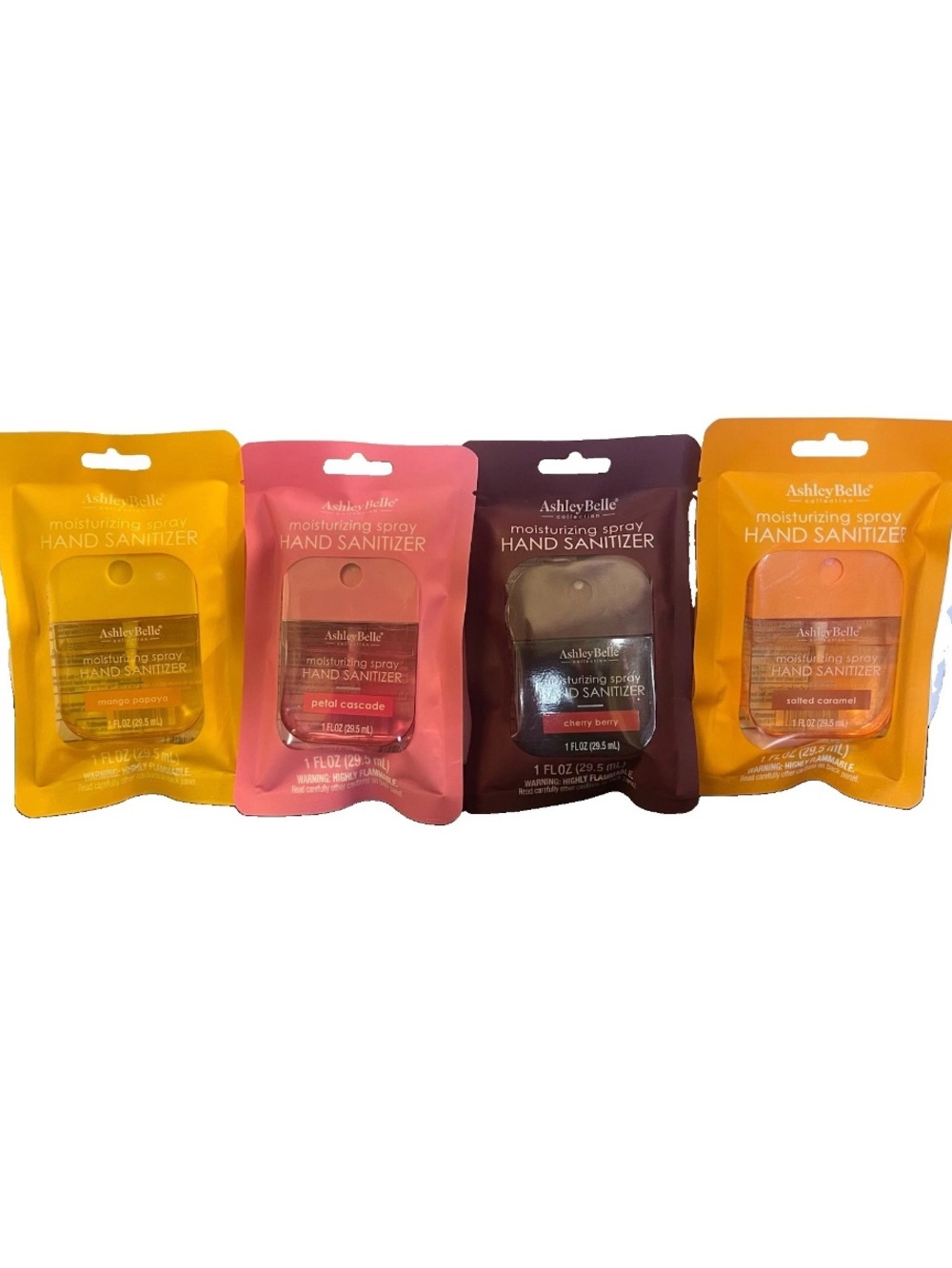 Ashley Belle Moisturizing Spray Hand Sanitizer bundle of 4.